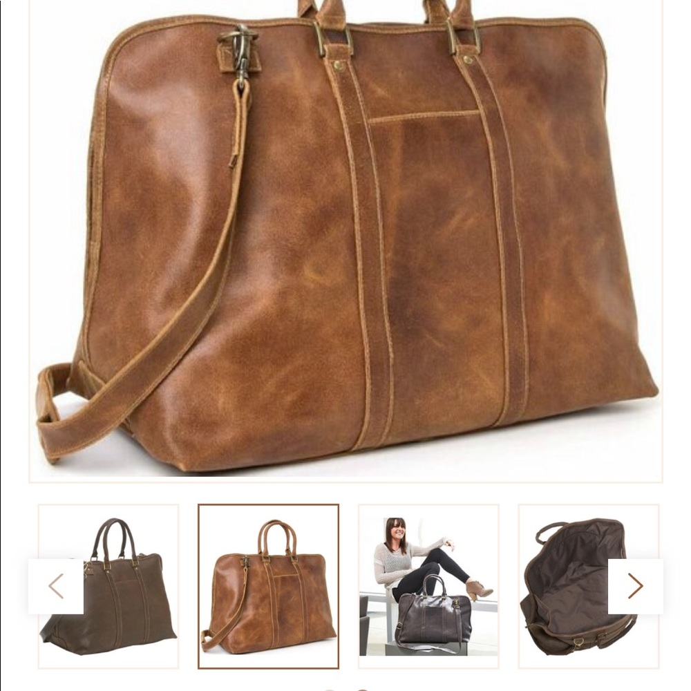 La Donna Leather Getaway Duffel